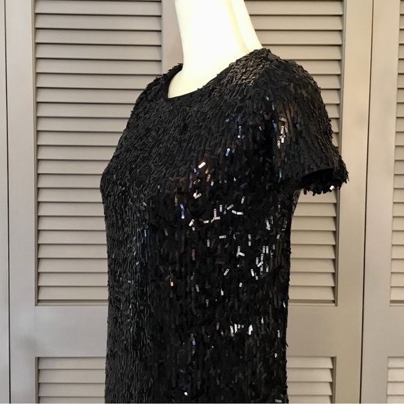 Bar III Black Sequin Dress - Picture 5 of 8
